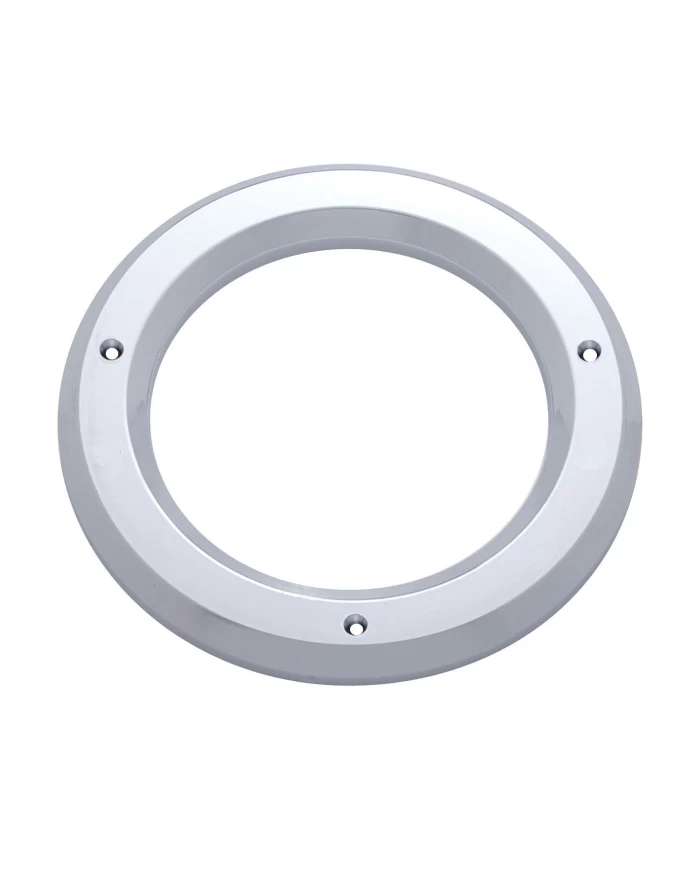 (CARD) CHROME PLASTIC 4" BEZEL W/O VISOR