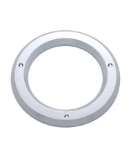 (CARD) CHROME PLASTIC 4" BEZEL W/O VISOR