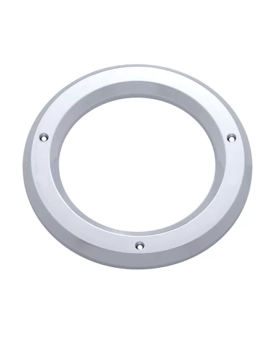 (BULK) CHROME PLASTIC BEZEL W/O VISOR - 4" ROUND