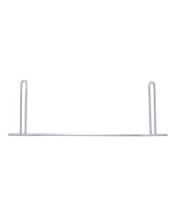 (BULK) CHROME 9"L x 24"W PETERBILT BATTERY BOX ANTI-SAIL BRACKET