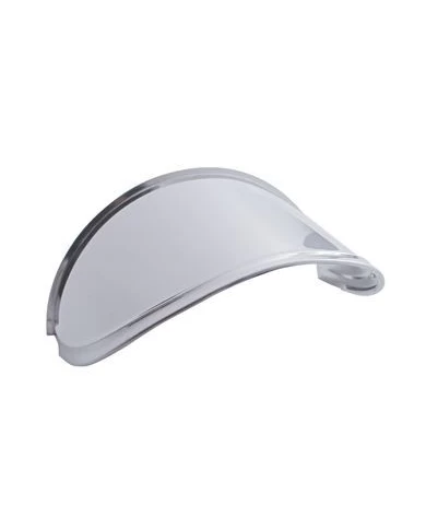 (BULK) STAINLESS STEEL 7" ROUND HEADLIGHT EXTENDED VISOR