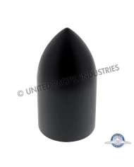 (BULK) BLACK 33mm X 3 7/8" BULLET NUT COVER - THREAD-ON