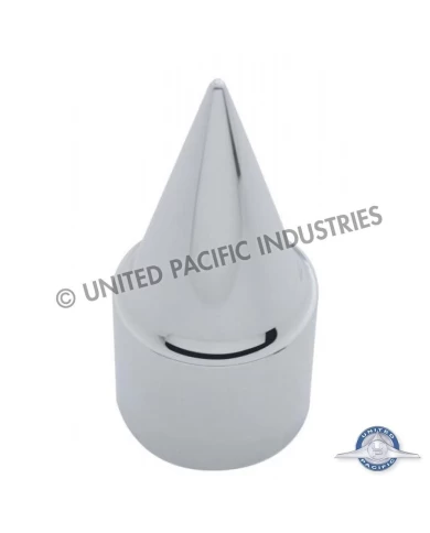 (BULK) CHROME PLASTIC 33mm x 4 1/4" PUSH-ON STILETTO NUT COVER