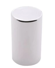 (BULK) CHROME PLASTIC 33mm X 3 1/2" CYLINDER PUSH-ON NUT COVER