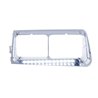 UP32583-14 LED Headlight Bezel For 1989-2009 Freightliner FLD - Driver - White LED/Clear Lens
