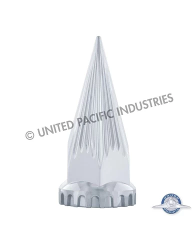 (BULK) CHROME PLASTIC 33 MM THREAD-ON RAZOR NUT COVER