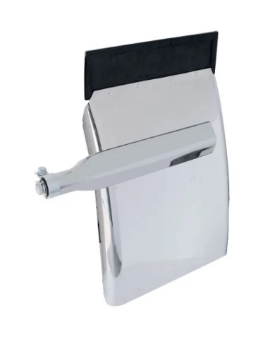 (2/BULK) STAINLESS STEEL DELUXE 24" W x 34" L QUARTER FENDER - TRIANGLE BRACKET