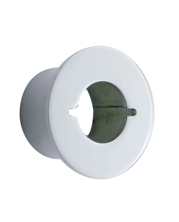 (BULK) CHROME PETERBILT 2" ROUND MUD FLAP HANGER END LIGHT BRACKET