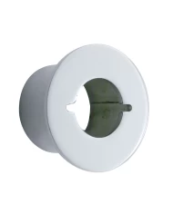 (BULK) CHROME PETERBILT 2" ROUND MUD FLAP HANGER END LIGHT BRACKET