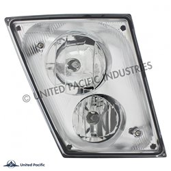 UP32591-Chrome Fog/Driving Light Assembly For 2003-2017 Volvo VN/VNL - Passenger