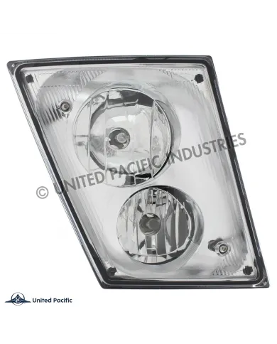 UP32591-Chrome Fog/Driving Light Assembly For 2003-2017 Volvo VN/VNL - Passenger