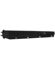 (2/BULK) BLACK STRAIGHT 30" HEAVY DUTY SPRING LOADED STRAIGHT MUD FLAP HANGER - 2" BOLT PATTERN