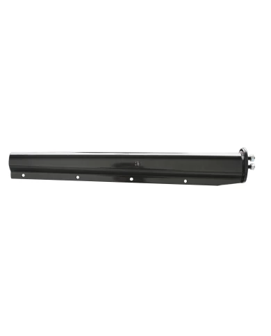 (2/BULK) BLACK 30" LIGHT DUTY SPRING LOADED STRAIGHT MUD FLAP HANGER W/ END CAP - 1 1/8" BOLT PATTERN (2/BULK) BLACK 30" LIGHT DUTY SPRING LOADED STRAIGHT MUD FLAP HANGER W/ END CAP - 1 1/8" BOLT PATTERN
