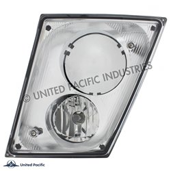 UP32592-Chrome Fog Light Assembly For 2003-2017 Volvo VN/VNL - Driver