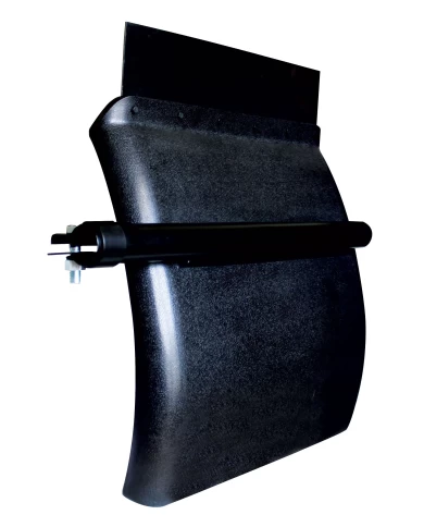 (2/CBOX) BLACK POLY 24" W x 24" L QUARTER FENDER