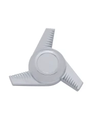 (BULK) CHROME PLASTIC SPINNER - 3 BAR RIGHT SWING