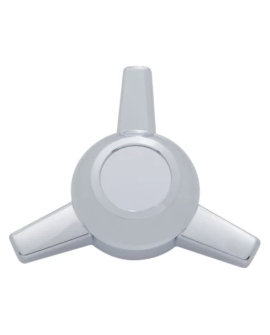 (BULK) CHROME PLASTIC SPINNER - 3 BAR STRAIGHT