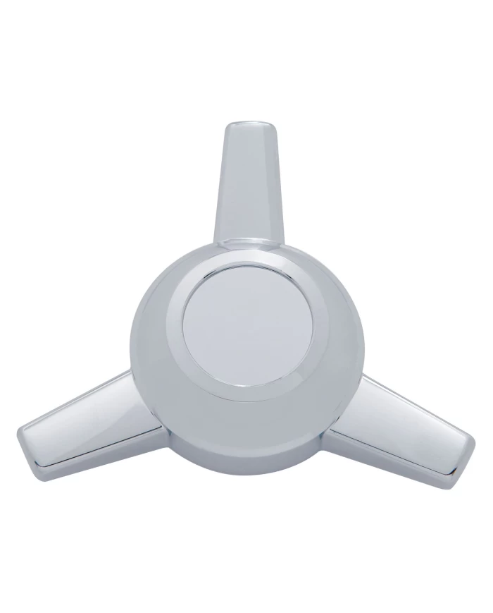 (BULK) CHROME PLASTIC SPINNER - 3 BAR STRAIGHT (BULK) CHROME PLASTIC SPINNER - 3 BAR STRAIGHT