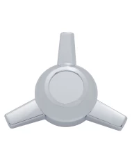 (BULK) CHROME PLASTIC SPINNER - 3 BAR STRAIGHT (BULK) CHROME PLASTIC SPINNER - 3 BAR STRAIGHT