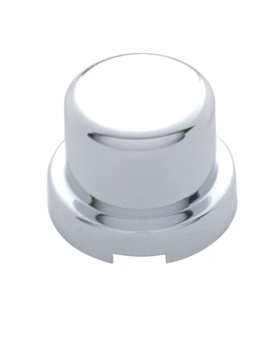 (10/PACK) CHROME PLASTIC 1/2" x 5/8" FLAT TOP NUT COVER