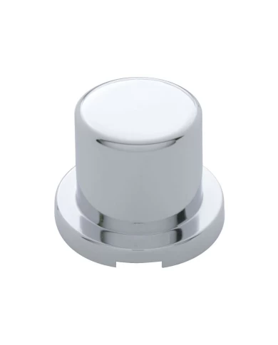 (10/PACK) CHROME PLASTIC 11/16" x 15/16" FLAT TOP NUT COVER