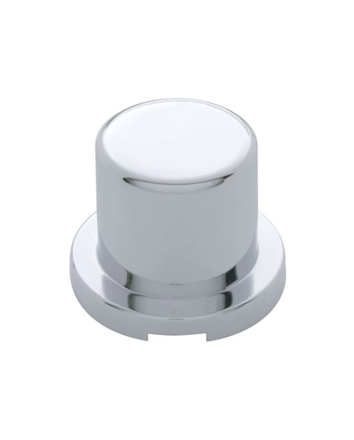 (10/PACK) CHROME PLASTIC 11/16" x 15/16" FLAT TOP NUT COVER (10/PACK) CHROME PLASTIC 11/16" x 15/16" FLAT TOP NUT COVER