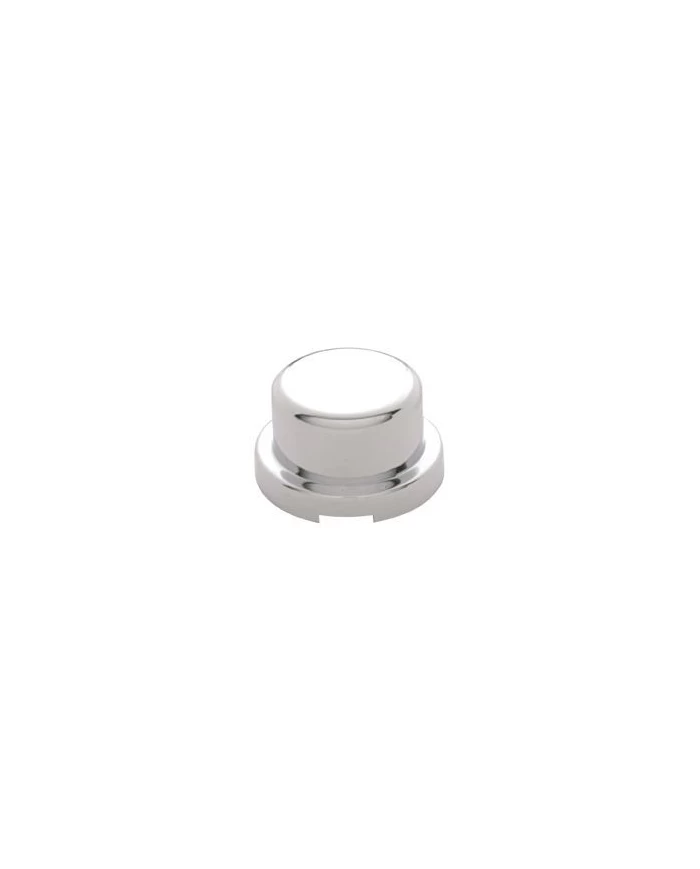 (10/PACK) CHROME PLASTIC 3/4" x 5/8" FLAT TOP NUT COVER (10/PACK) CHROME PLASTIC 3/4" x 5/8" FLAT TOP NUT COVER