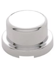 (10/PACK) CHROME PLASTIC 3/4" x 5/8" FLAT TOP NUT COVER (10/PACK) CHROME PLASTIC 3/4" x 5/8" FLAT TOP NUT COVER