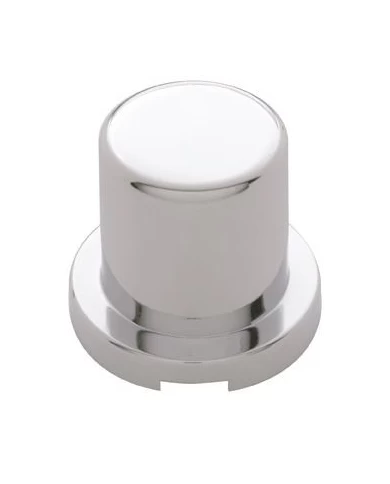 (10/PACK) CHROME PLASTIC 3/4" x 1 1/4" FLAT TOP NUT COVER