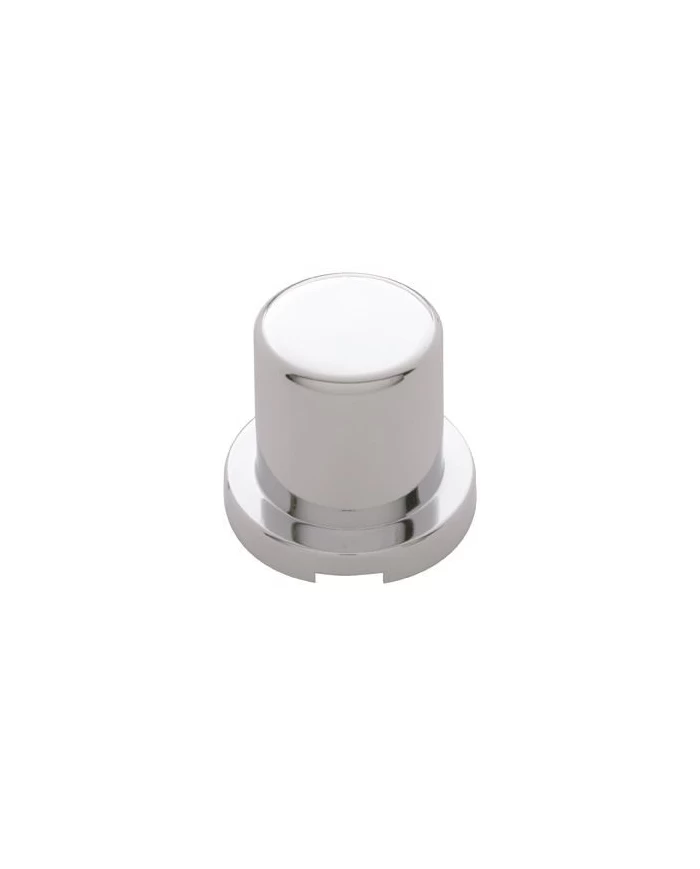 (10/PACK) CHROME PLASTIC 3/4" x 1 1/4" FLAT TOP NUT COVER (10/PACK) CHROME PLASTIC 3/4" x 1 1/4" FLAT TOP NUT COVER