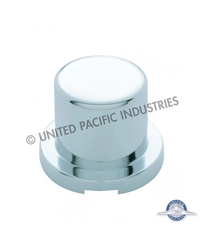 (BULK) CHROME PLASTIC 33mm FLAT TOP NUT COVER