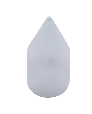 (10/PACK) CHROME PLASTIC 11/16" x 2 1/16" SPIKE NUT COVER