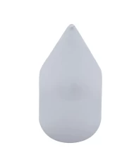 (10/PACK) CHROME PLASTIC 11/16" x 2 1/16" SPIKE NUT COVER (10/PACK) CHROME PLASTIC 11/16" x 2 1/16" SPIKE NUT COVER