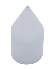 (10/PACK) CHROME PLASTIC 1 1/8" x 2 13/16" SPIKE NUT COVER (10/PACK) CHROME PLASTIC 1 1/8" x 2 13/16" SPIKE NUT COVER