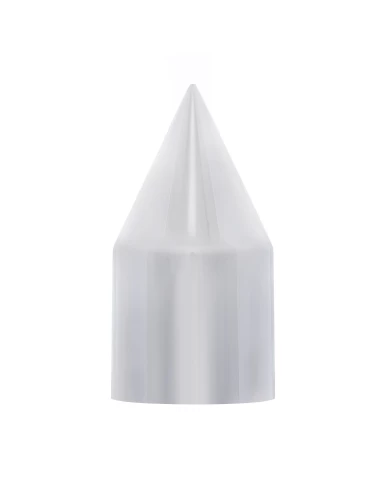 (10/PACK) CHROME 33MM PUSH-ON SPIKE NUT COVER