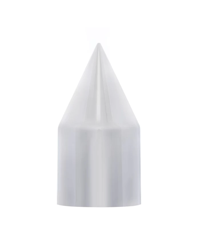 (10/PACK) CHROME 33MM PUSH-ON SPIKE NUT COVER