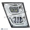 UP32595-Chrome High Power LED Fog Light With LED DRL & Position Light for 2003-2017 Volvo VN/VNL - Passenger