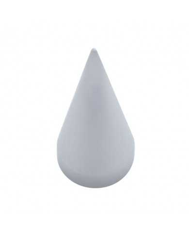 (10/PACK) CHROME PLASTIC 33mm X 4 1/2" SPIKE THREAD-ON NUT COVER