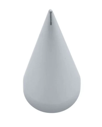 (BULK) CHROME PLASTIC 33mm X 4 1/2" SPIKE THREAD-ON NUT COVER