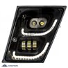 UP32596-"Blackout" High Power LED Fog Light With LED DRL & Position Light For 2003-2017 Volvo VN/VNL - Driver