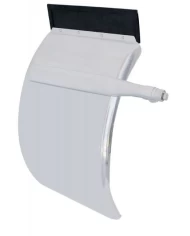 (2/BULK) STAINLESS STEEL DELUXE 24" W x 36" L CURVED QUARTER FENDER - TRIANGLE BRACKET (2/BULK) STAINLESS STEEL DELUXE 24" W x 36" L CURVED QUARTER FENDER - TRIANGLE BRACKET