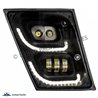 UP32597-"Blackout" High Power LED Fog Light With LED DRL & Position Light For 2003-2017 Volvo VN/VNL - Passenger