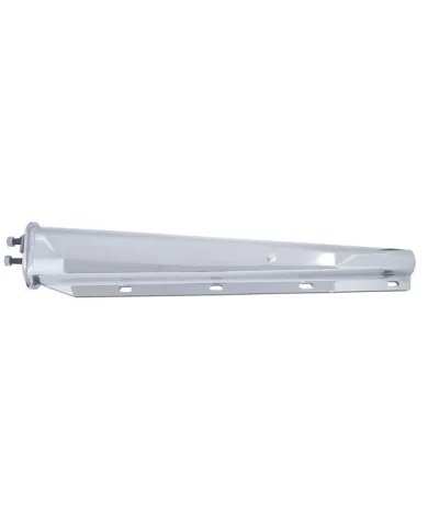 (2/BULK) 430 STAINLESS STEEL 30" HEAVY DUTY SPRING LOADED STRAIGHT MUD FLAP HANGER - 1 1/8" BOLT PATTERN (2/BULK) 430 STAINLESS STEEL 30" HEAVY DUTY SPRING LOADED STRAIGHT MUD FLAP HANGER - 1 1/8" BOLT PATTERN
