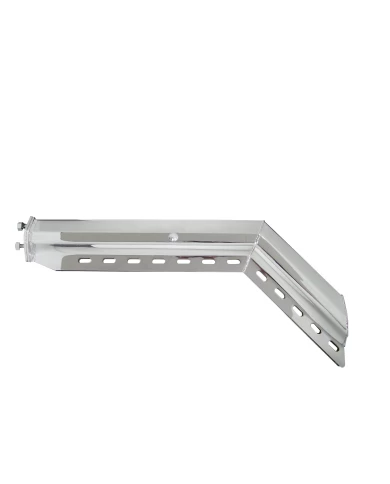 (2/BULK) STAINLESS ECONOMY 30" HEAVY DUTY SPRING LOADED 45° ANGLED MUD FLAP HANGER - 2 1/2" BOLT PATTERN (2/BULK) STAINLESS ECONOMY 30" HEAVY DUTY SPRING LOADED 45° ANGLED MUD FLAP HANGER - 2 1/2" BOLT PATTERN