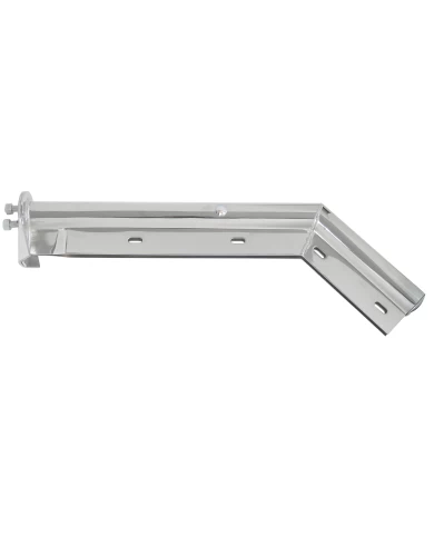 (2/BOX) CHROME 28" SPRING-LOADED 1 1/8" BOLT 45° ANGLED MUD FLAP HANGER - COMPETITION SERIES (2/BOX) CHROME 28" SPRING-LOADED 1 1/8" BOLT 45° ANGLED MUD FLAP HANGER - COMPETITION SERIES