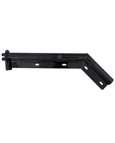 (2/BOX) BLACK 28" SPRING-LOADED 1 1/8" BOLT 45° ANGLED MUD FLAP HANGER - COMPETITION SERIES (2/BOX) BLACK 28" SPRING-LOADED 1 1/8" BOLT 45° ANGLED MUD FLAP HANGER - COMPETITION SERIES