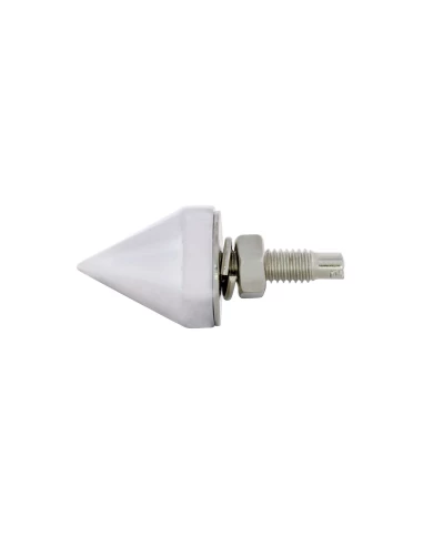 (4/CARD) CHROME SPIKE LICENSE PLATE FASTENER KIT (4/CARD) CHROME SPIKE LICENSE PLATE FASTENER KIT