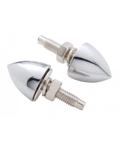 (BULK) CHROME BULLET LICENSE PLATE FASTENER (BULK) CHROME BULLET LICENSE PLATE FASTENER
