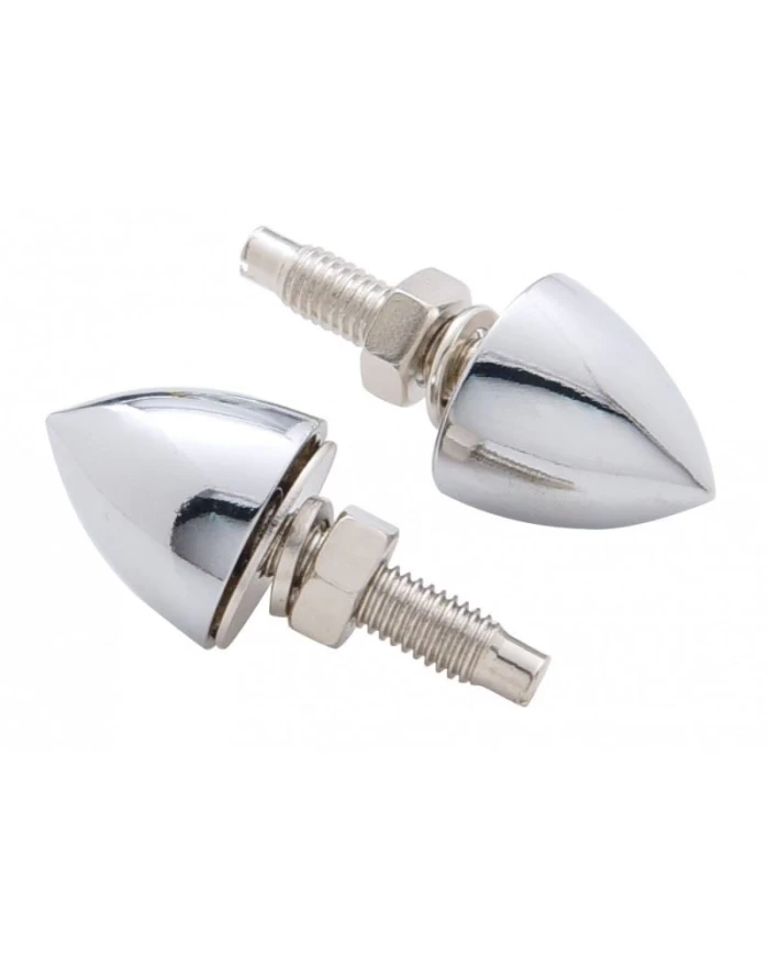 (BULK) CHROME BULLET LICENSE PLATE FASTENER (BULK) CHROME BULLET LICENSE PLATE FASTENER