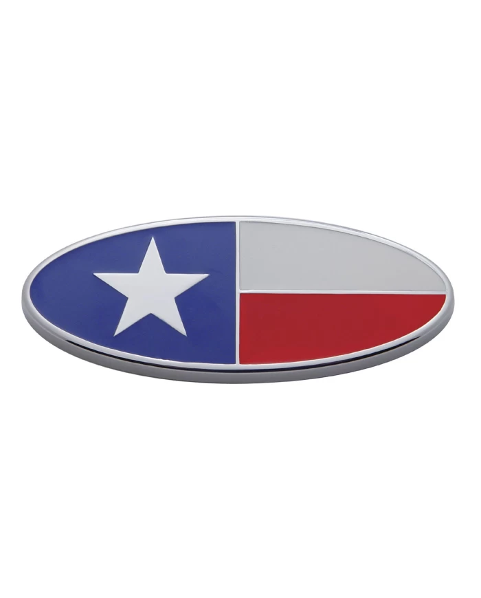 (CARD) CHROME DIECAST TEXAS EMBLEM (CARD) CHROME DIECAST TEXAS EMBLEM